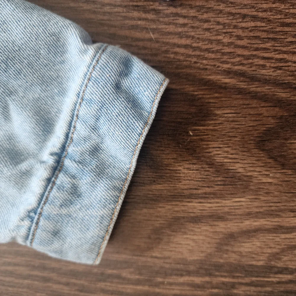 Peanuts Blue Jean Jacket with Cartoon Graphic